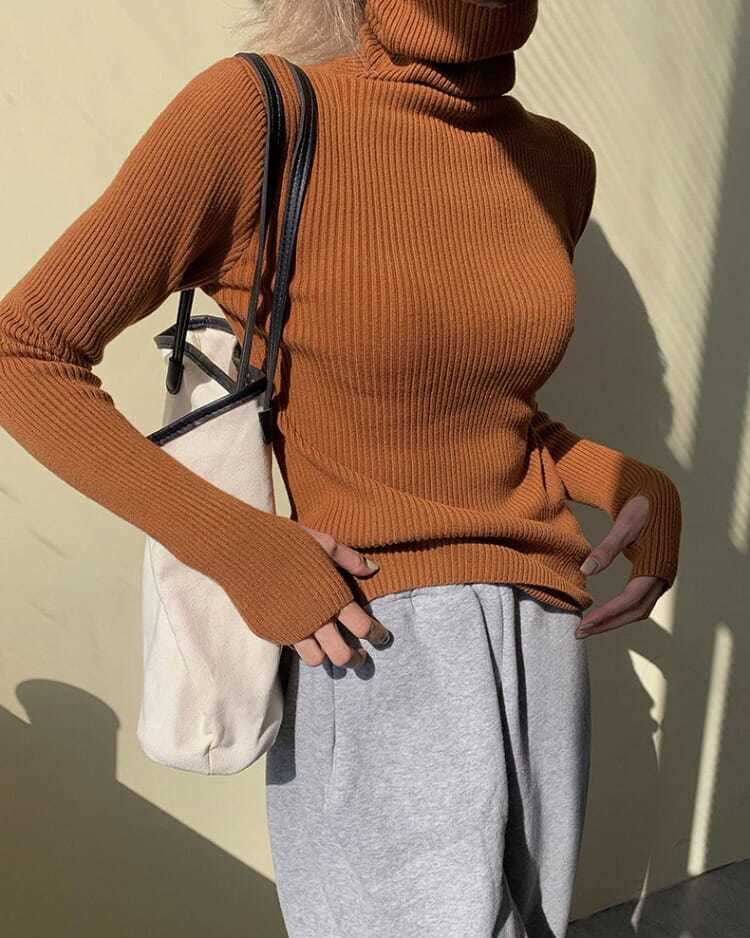 Irene - Jersey de cuello alto