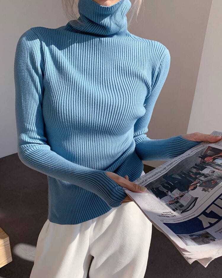 Irene - Jersey de cuello alto
