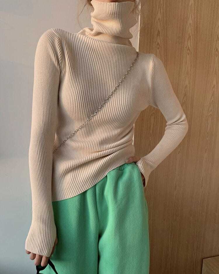 Irene - Jersey de cuello alto