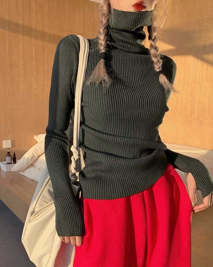 Irene - Jersey de cuello alto