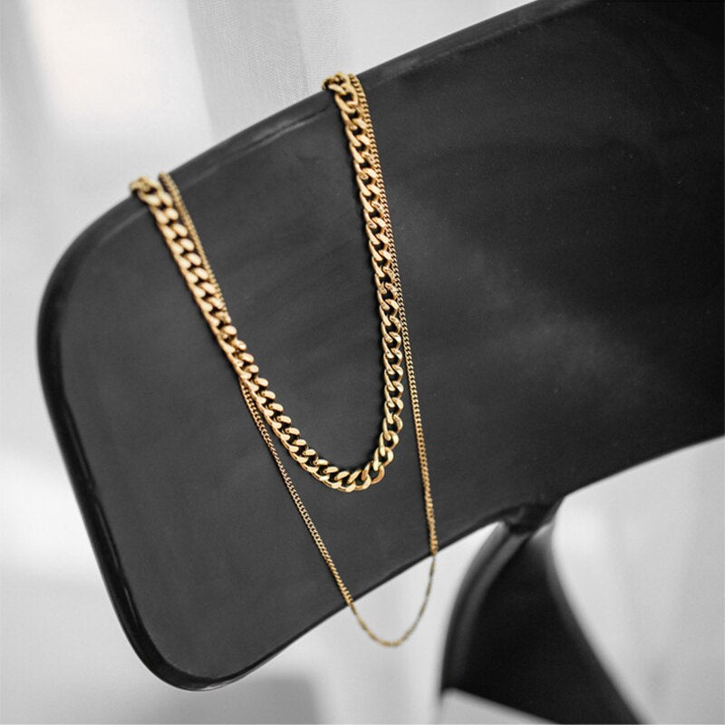 Cris - Collar de doble cadena