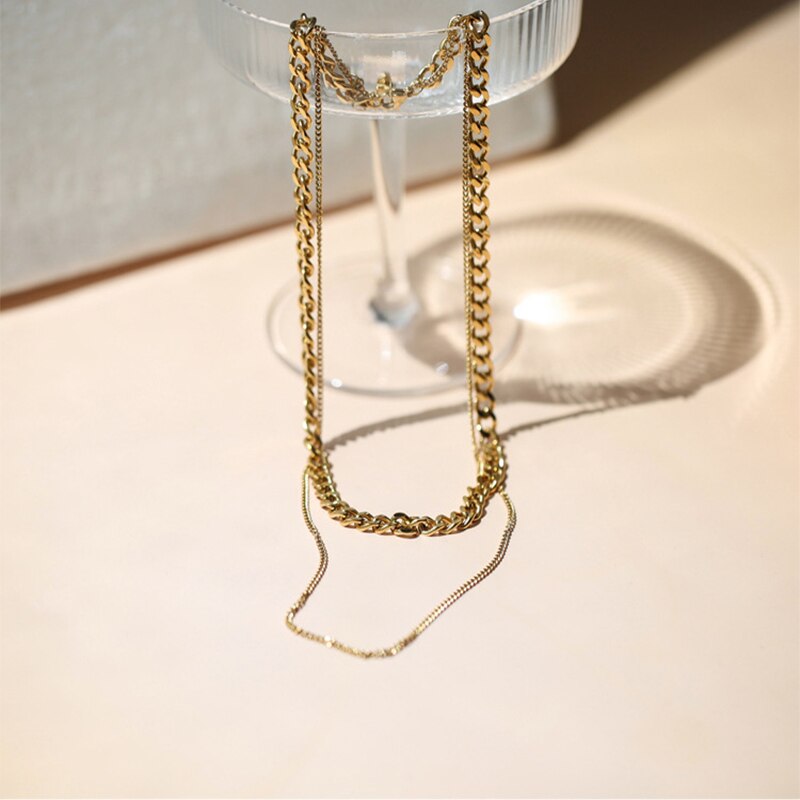 Cris - Collar de doble cadena